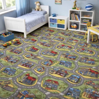 Padlószőnyeg autópályás 1382 4m