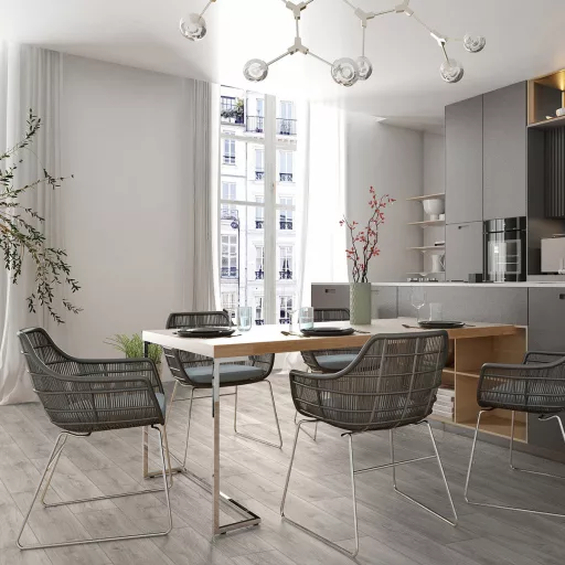 Vízálló laminált padló Atl. Silverdale tölgy K451