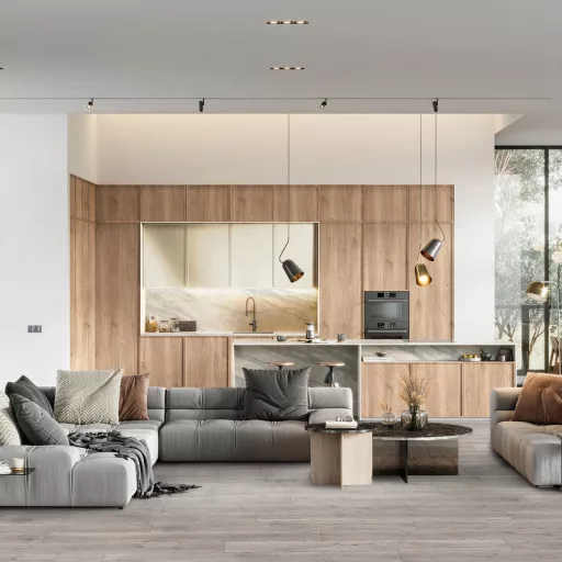 Vízálló laminált padló Atl. Silverdale tölgy K451