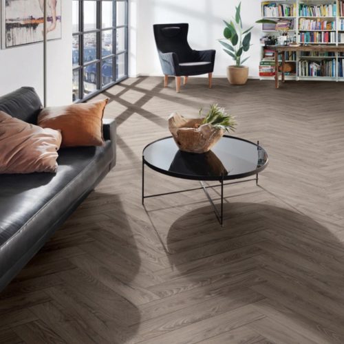 Prémium vízálló laminált padló Krono Original Herringbone Rutherford tölgy K488 8 mm/32/V4