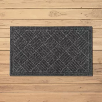 Lábtörlő Seta-Hali 45x75 Contours Parquet fekete