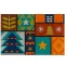 Lábtörlő Door Mat 45x75 Colorful Christmas