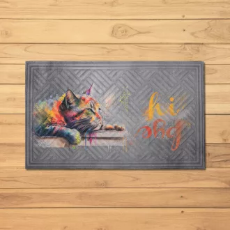 Lábtörlő Door Mat 45x75 Macskás