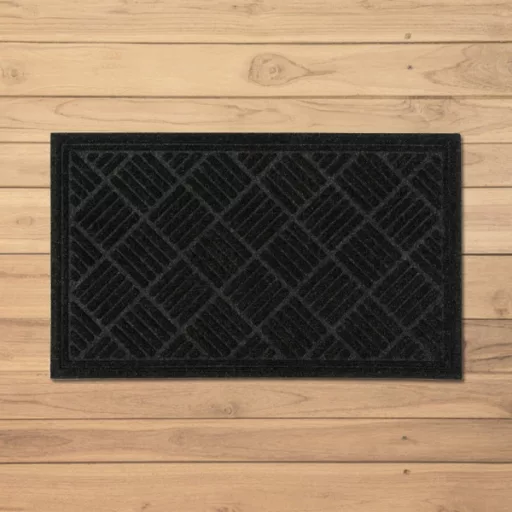 Lábtörlő Seta-Hali 45x75 Contours Parquet antracit