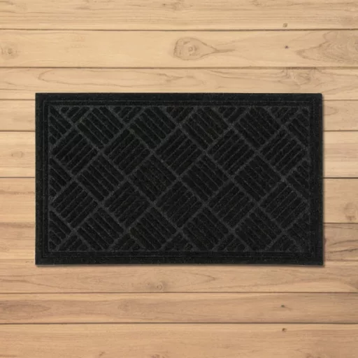 Lábtörlő Seta-Hali 45x75 Contours Parquet antracit