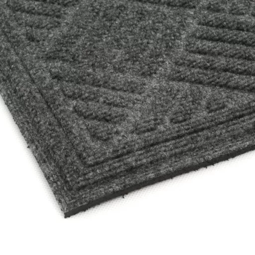 Lábtörlő Seta-Hali 45x75 Contours Parquet szürke