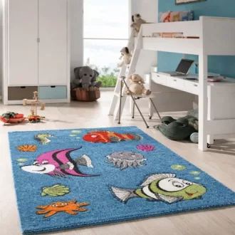 Szőnyeg Diamond Kids 745 Türkiz 120x170