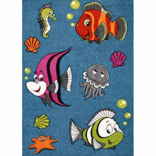 Szőnyeg Diamond Kids 745 Türkiz 120x170