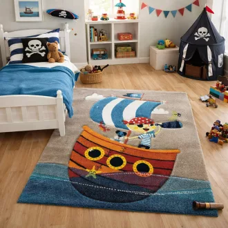 Szőnyeg Smart Kids kék 22766 120x180
