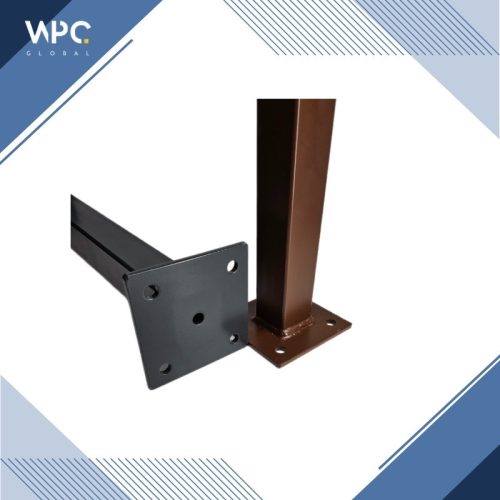 WPC kerítés oszloptartó vas (1500 mm)