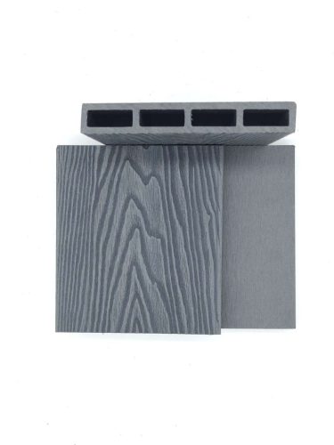 WoodForm WPC Kerítésléc RM20-140 3D világosszürke 5800