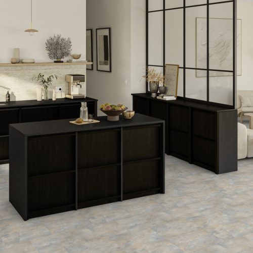 Tekercses PVC padló Modern Slate Grey Beige 2 m 
