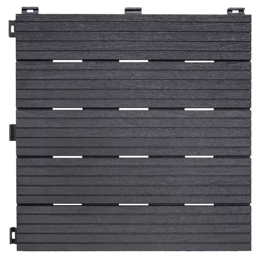 Easy Tile EcoDeck Teraszburkolat Cosmopolitan Grafit 45x45cm 