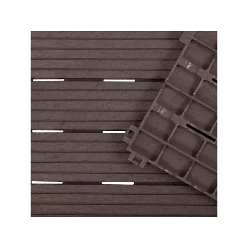 Easy Tile EcoDeck Teraszburkolat Cosmopolitan Coffe 45x45cm 
