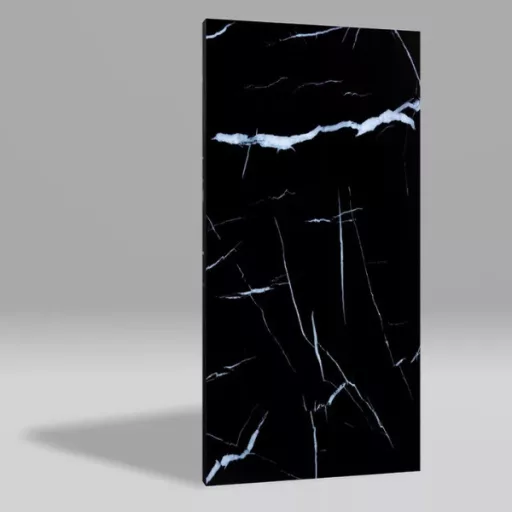 Vízálló PVC falpanel Ebon Vein Marble 240x120