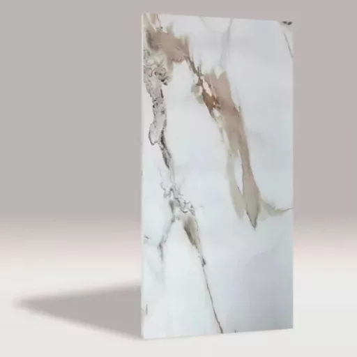 Vízálló PVC falpanel Taro Beige 120x280 cm